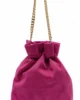 Bolso bombonera buganvilla de antelina Bolso bombonera buganvilla de antelina