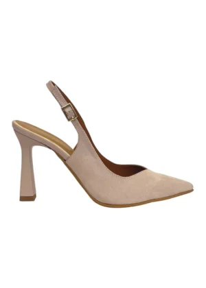 Ylma modas vestidos de fiesta, novia y comunión Zapato rosa palo con tacón alto