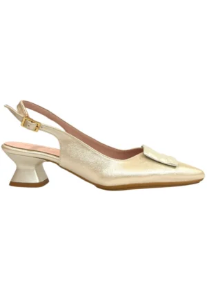 Zapato nacarado con microtacón