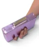 Clutch de polipiel lila metalizado Clutch de polipiel lila metalizado