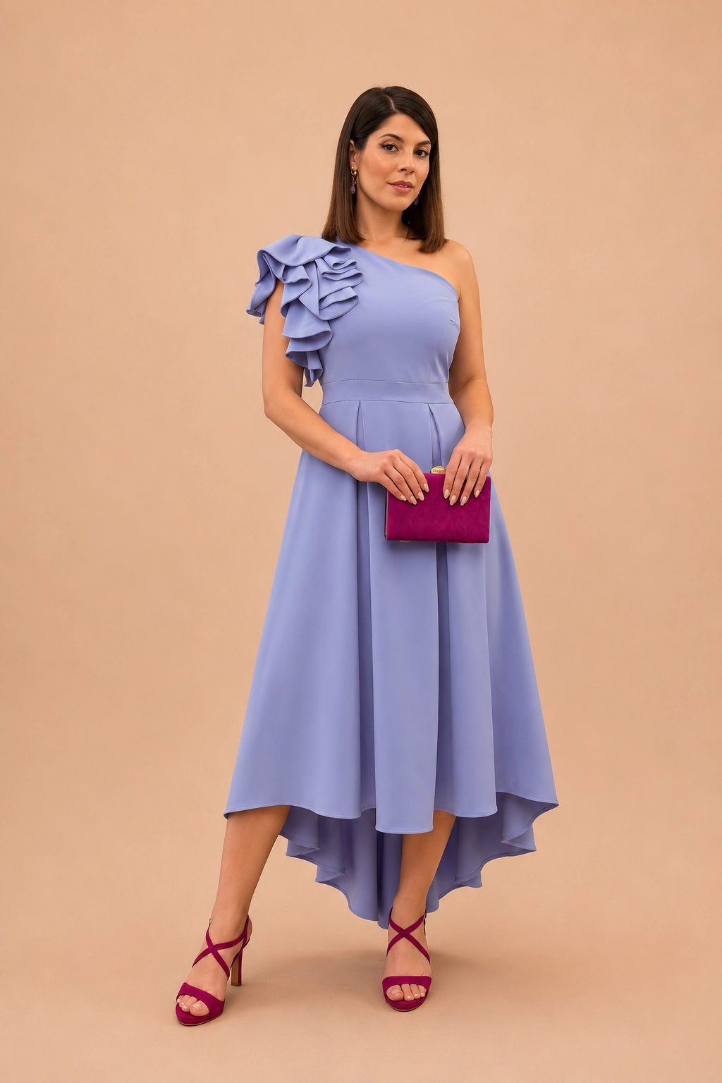 7458_azul2 copia Vestido midi asimétrico con tablas azul claro