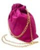 Bolso bombonera buganvilla de antelina Bolso bombonera buganvilla de antelina