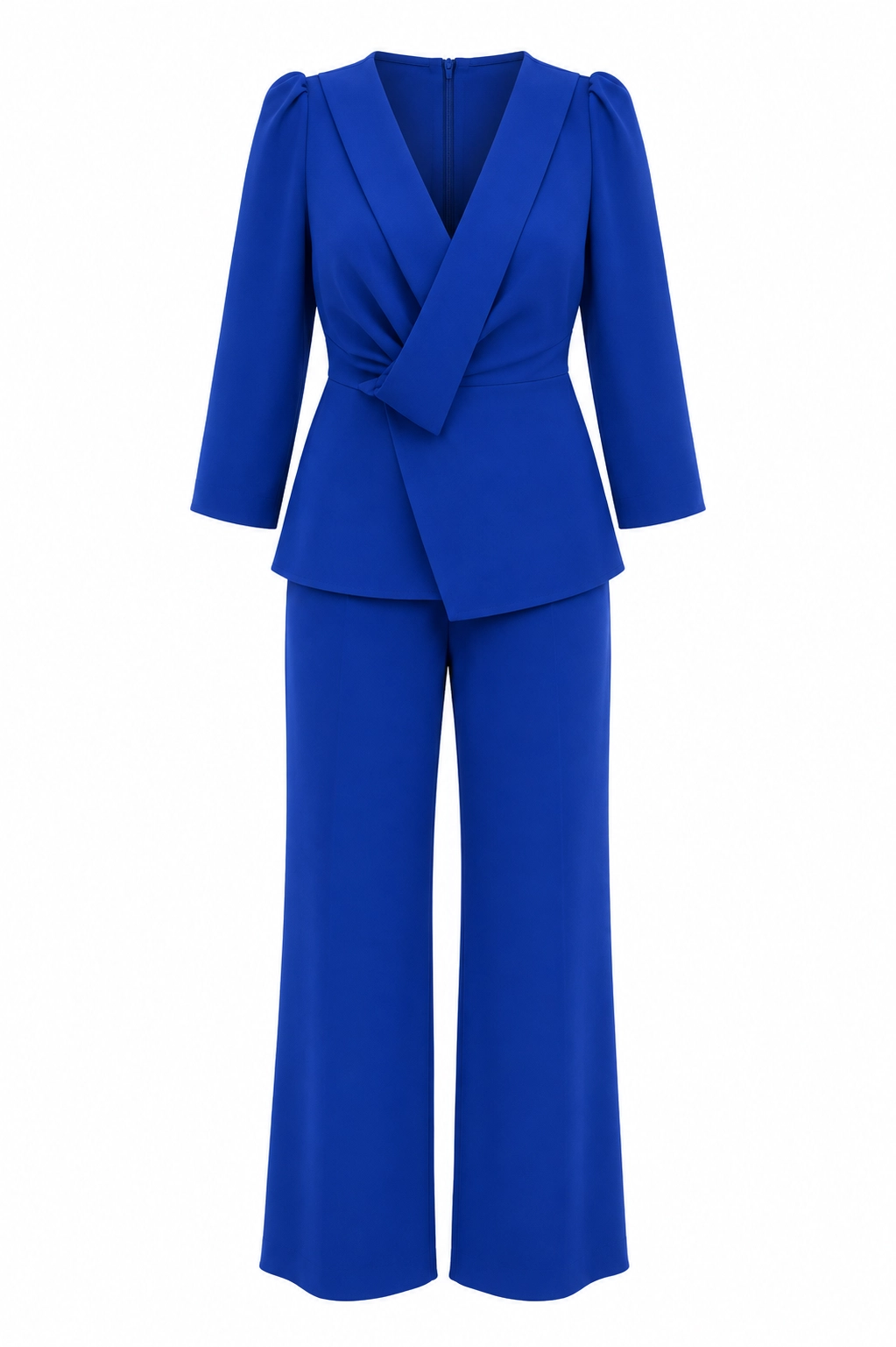 26513-azul (2) copia Conjunto de cuerpo cruzado azul klein con pantalón recto