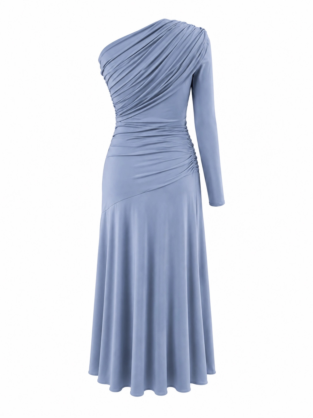 7753-azul (2) copia Vestido midi de punto de seda azul grisáceo asimétrico