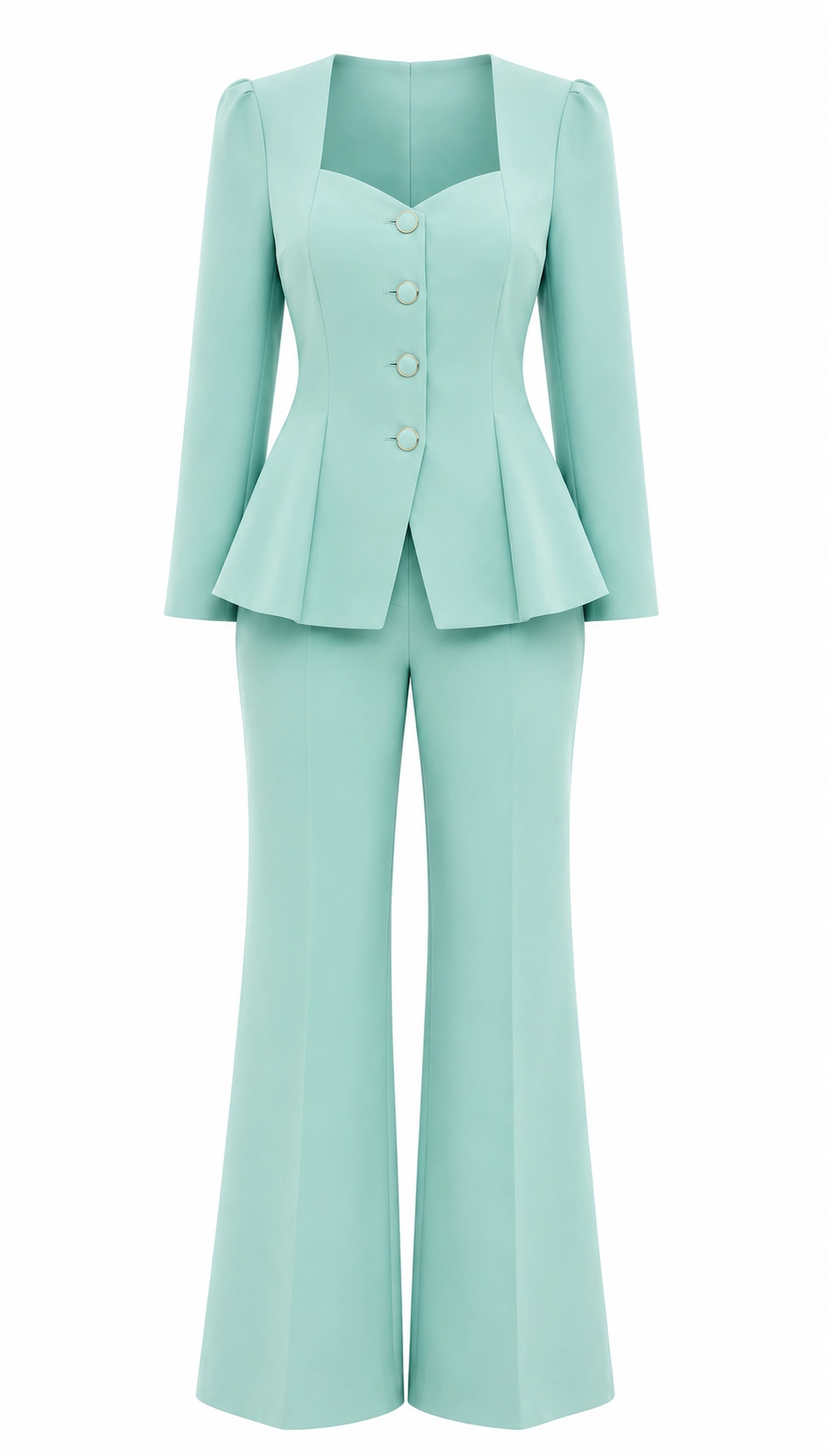 N108-verdeagua (2) copia Conjunto chaqueta escote corazón verde agua