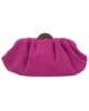 Bolso pochette buganvilla de antelina Bolso pochette buganvilla de antelina
