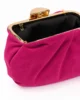 Bolso pochette buganvilla de antelina Bolso pochette buganvilla de antelina