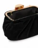 Bolso pochette negro de antelina Bolso pochette negro de antelina