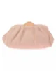 Bolso pochette rosa palo de antelina Bolso pochette rosa palo de antelina