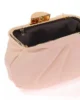 Bolso pochette rosa palo de antelina Bolso pochette rosa palo de antelina