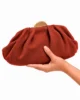 Bolso pochette teja de antelina Bolso pochette teja de antelina