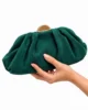 Bolso pochette verde esmeralda de antelina Bolso pochette verde esmeralda de antelina