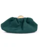 Bolso pochette verde esmeralda de antelina Bolso pochette verde esmeralda de antelina