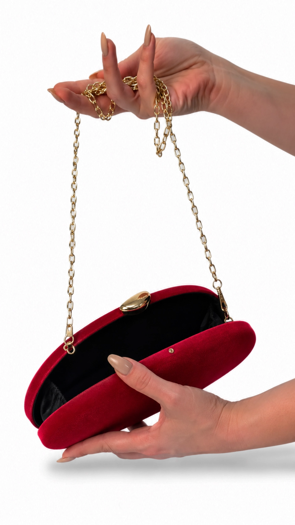 41471-granate (2) copia Bolso clutch granate ovalado de antelina